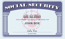 Social Security Card showing the name "John Doe"