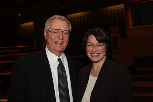 Walter F. Mondale and Amy Klobuchar